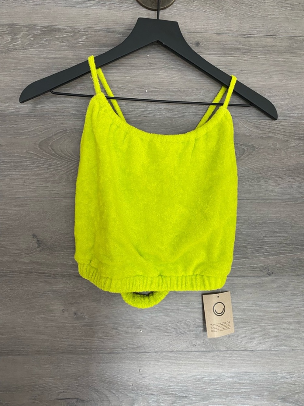 For Days Ruched Halter Top Terry NWT